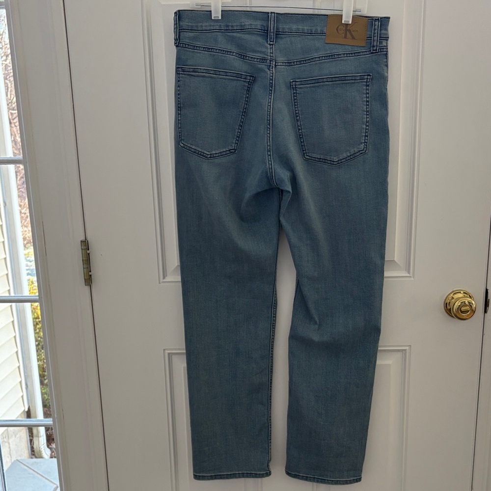 Calvin Klein Mid Wash Blue Denim Jeans - Picture 3 of 7